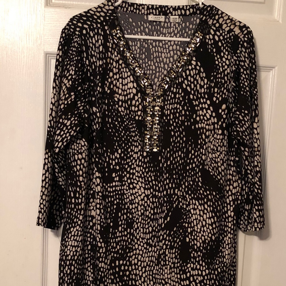 Embellished tunic great with everything!!